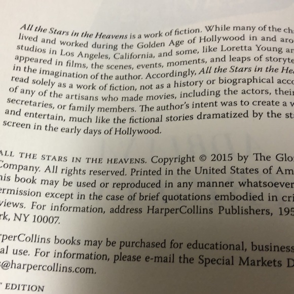 All The Stars in The Heavens by Adriana Trigiani Paperback - Picture 7 of 9